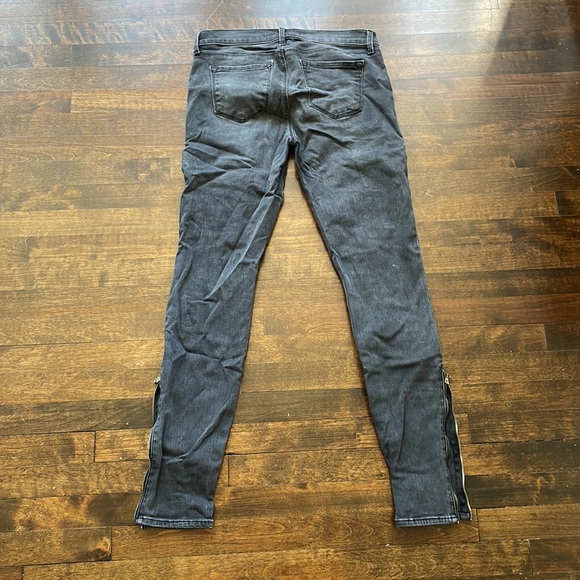 J Brand Kassidy charcoal zipper skinny jeans 27 - Picture 3 of 7